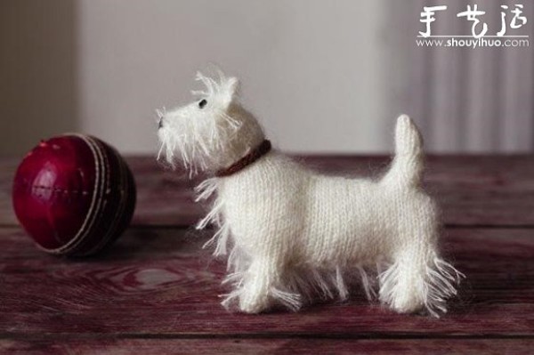 Knitted dogs, realistic and fun~