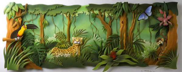 Appreciation of Brazilian style paper sculptures