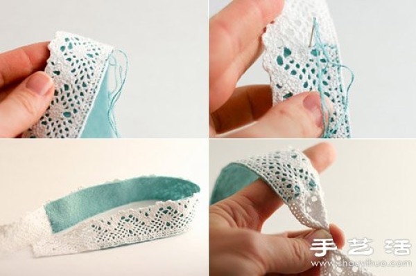 How to make a fresh lace headband