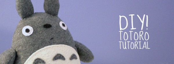 Tutorial on handmade DIY Totoro plush doll