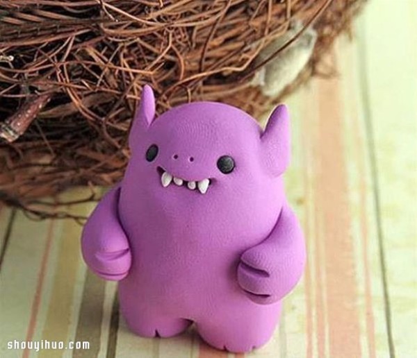 How to make little monsters with colored clay, DIY tutorial for clay monsters