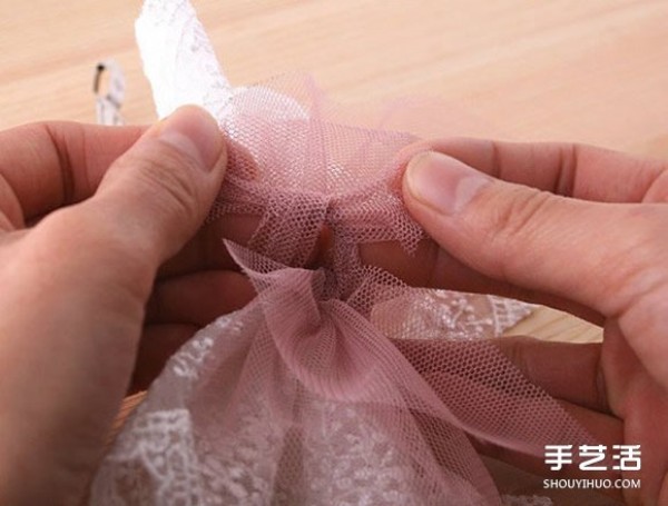 Versatile Lace Bow Hairpin Handmade DIY Illustrated Tutorial