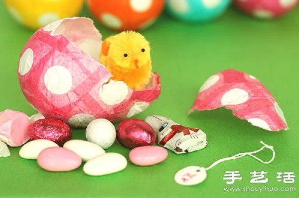 Illustrated tutorial on hand-making of super cute decorated eggs