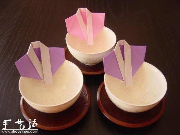 Another Japanese napkin origami method