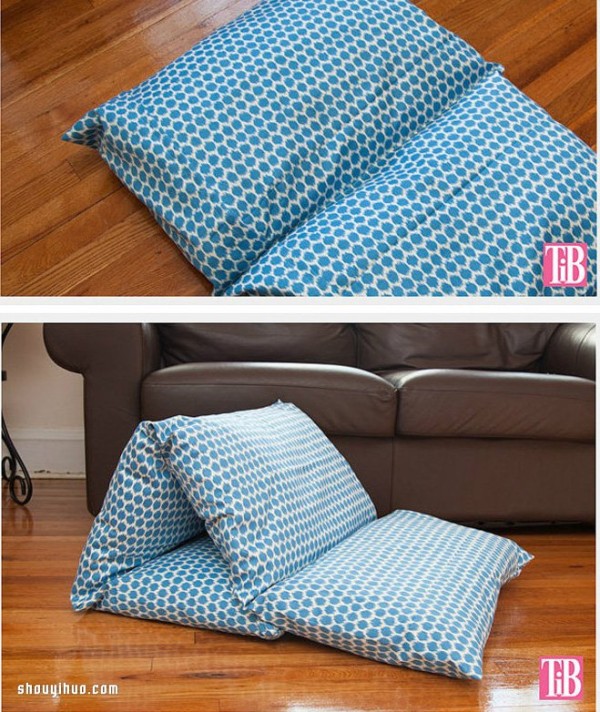 Long fabric lazy sofa DIY can lie flat or lean on