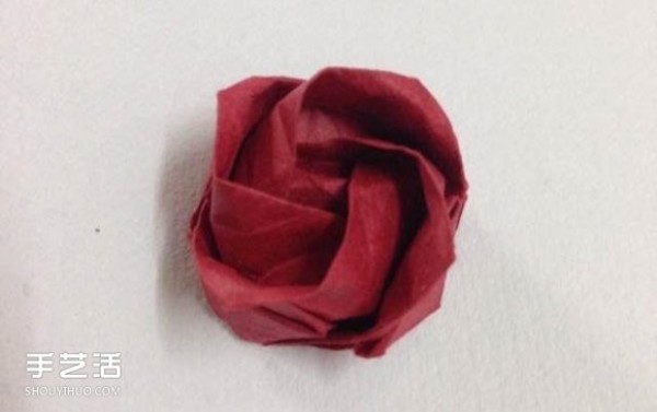 Super detailed illustration of how to fold Kawasaki rose, including flowers and receptacles