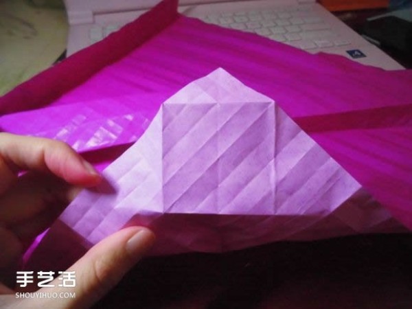 Die Lianhua Love Origami Illustration of Creative Love Origami Step by Step