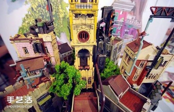 Exquisite arcade model works, arcade architectural model pictures to appreciate