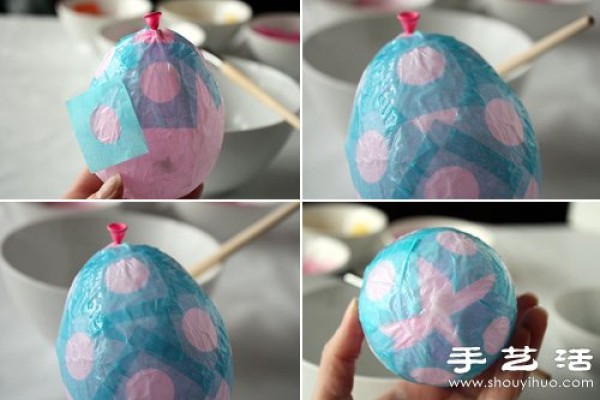 Illustrated tutorial on hand-making of super cute decorated eggs