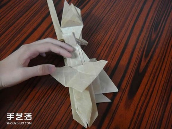 Shagugan no Shana origami illustration anime character Shana origami tutorial