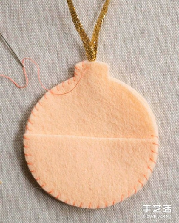 DIY non-woven trinkets, simple handmade fabric pendants