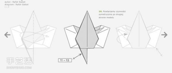 Origami Angel with Wings Illustrated Tutorial How to Fold a Three-dimensional Angel