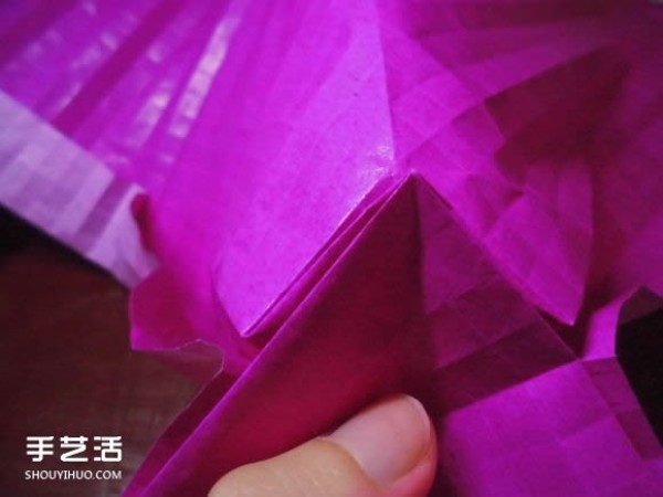 Die Lianhua Love Origami Illustration of Creative Love Origami Step by Step