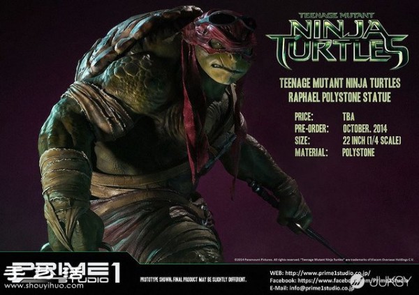 Appreciation of the 1/4 scale statue of Raphael, the Teenage Mutant Ninja Turtles