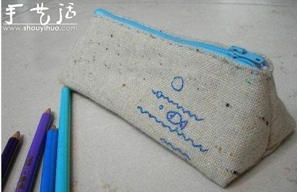 Handmade pencil case making tutorial