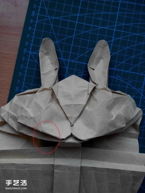 Origami Rabbit Head Detailed Steps Picture How to Fold a Complex 3D Rabbit Head