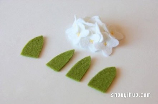 Fabric flower hairbands and hairpins to make Korean-style flowered hairbands and hairpins DIY