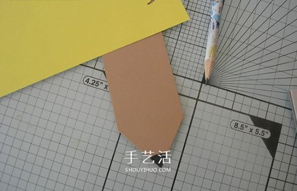 To make a small gift for Teachers Day to make a cute pencil bookmark from cardboard