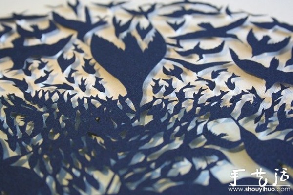 Sarah Denniss beautiful hand-carved paper sculptures