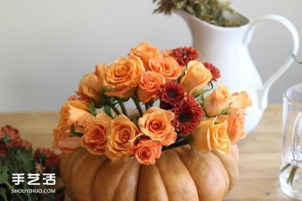 Thanksgiving Pumpkin Vase DIY Pumpkin Handmade Vase Tutorial