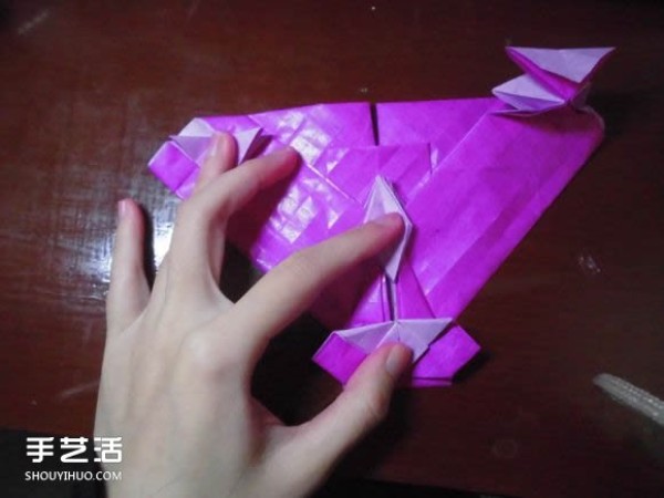 Die Lianhua Love Origami Illustration of Creative Love Origami Step by Step