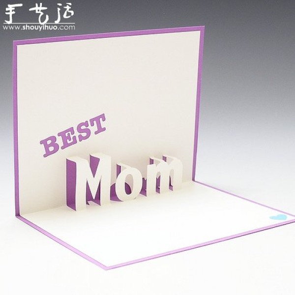 Appreciation of exquisite three-dimensional greeting card works