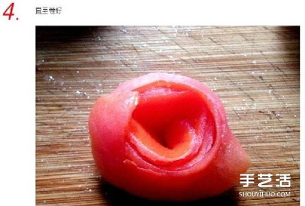 How to make roses from tomatoes. Tutorial on homemade tomato roses