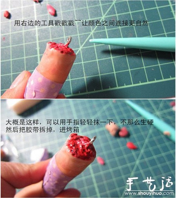 Tutorial on DIY horrifying broken fingers from soft clay