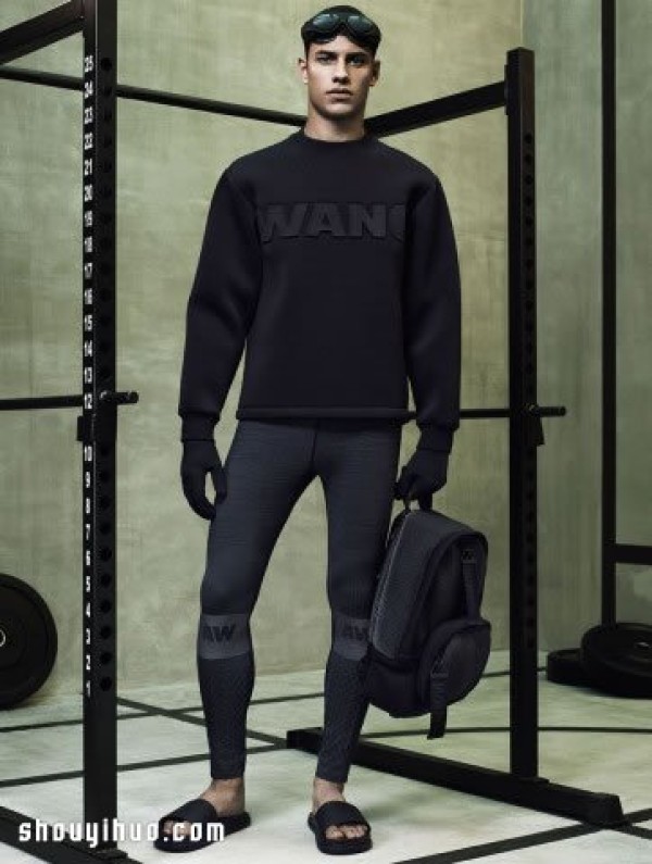 Alexander Wang and H&M minimalist street sports items