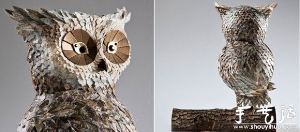 Exquisite and complex handmade paper sculptures