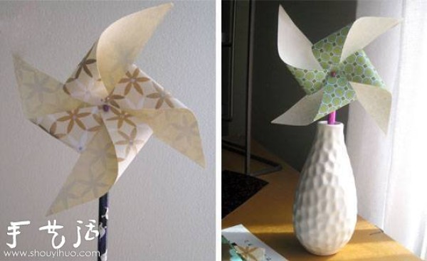 How to make origami windmills, DIY paper windmills