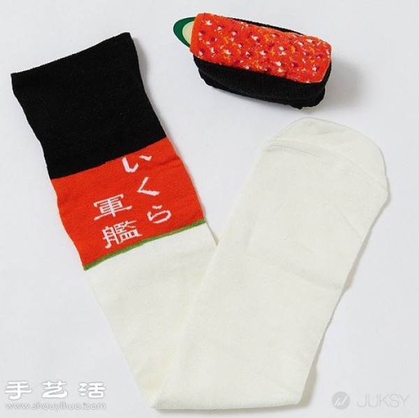 Creative sashimi sushi socks invented by Japanese people