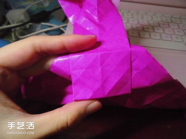 Die Lianhua Love Origami Illustration of Creative Love Origami Step by Step