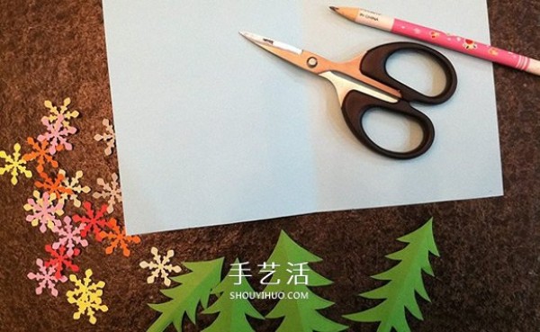 DIY Christmas card making tutorial and feel the little beauty of flowing colors