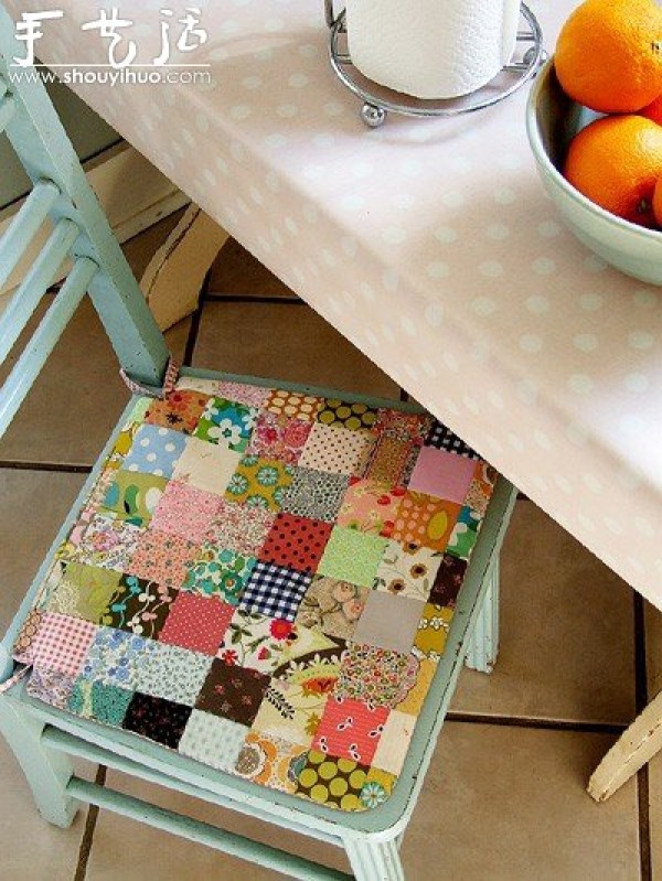 Sweet style handmade patchwork curtains