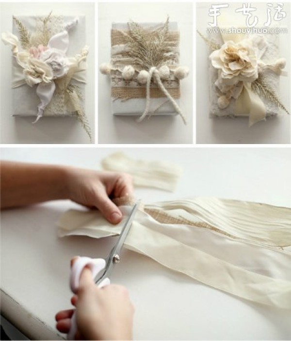 Tutorial on fabric DIY plain zakka flowers