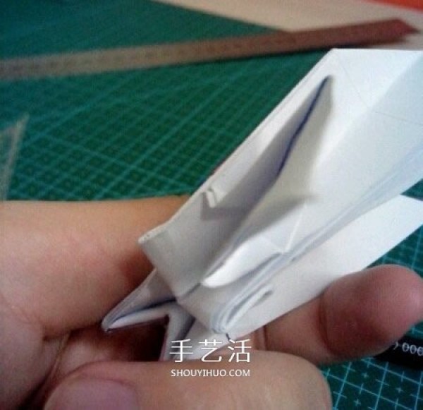 How to fold the six-winged seraphs heart origami with six-winged heart and illustration