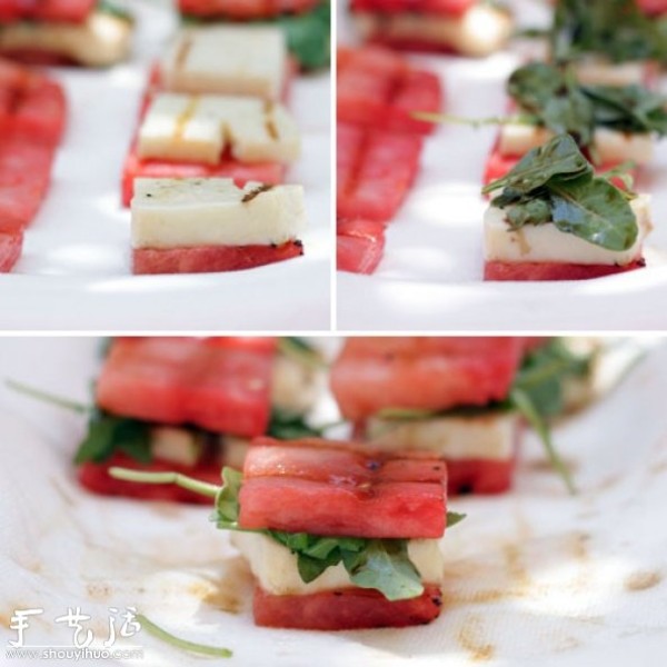 Creative gourmet DIY - watermelon skewers