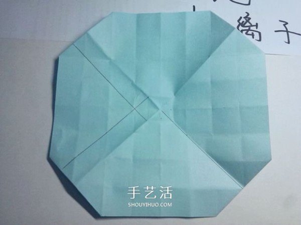 Teach you folding step by step! Detailed illustration of Kawasaki rose origami process