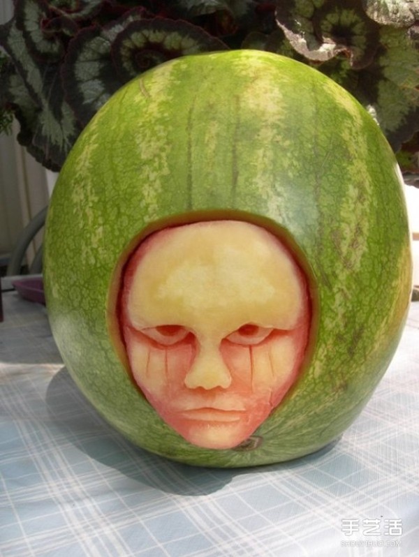 Creative watermelon carving pictures, melon carving and fruit carving works to appreciate