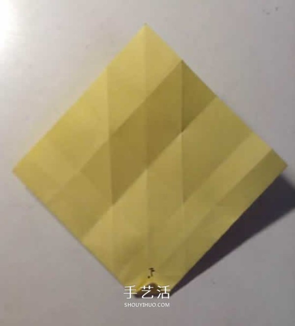 The original folding method of Weiwei Rose, detailed origami rose process steps