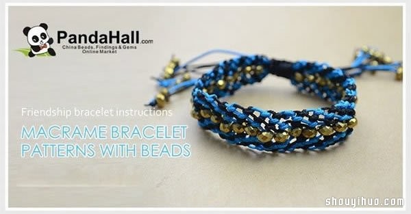 Wide bracelet weaving method illustrated with wide hand rope weaving method illustrated tutorial