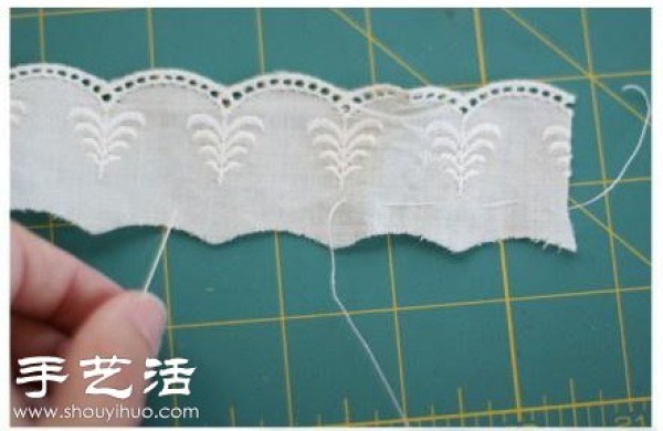 Tutorial on how to make beautiful lace headdress by hand