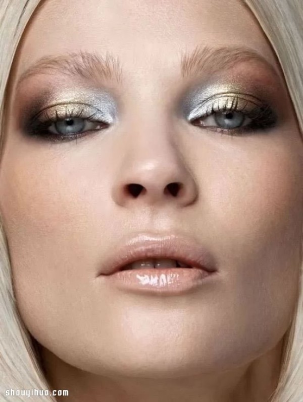 Year-end party must-haves: bold and eye-catching metallic eye makeup