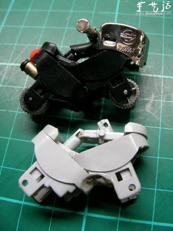 Disposable lighter DIY motorcycle model