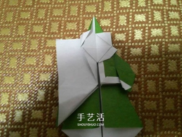 Santa Claus Origami Steps Illustrated How to Fold Paper Santa Claus