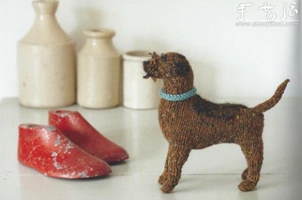 Knitted dogs, realistic and fun~