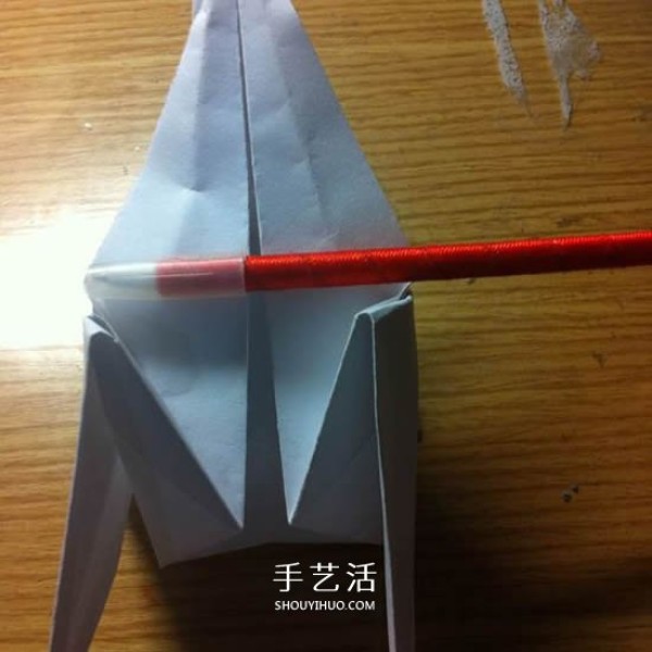 How to fold a thousand paper crane storage box into origami into a thousand paper crane storage box