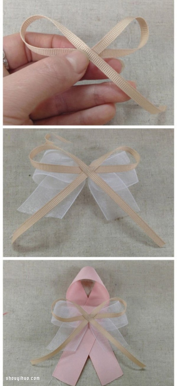 An illustrated tutorial on how to make handmade hairpins with gorgeous silk ribbons and flowers