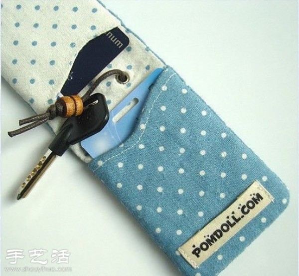 Nonwoven fabric + needlework handmade Korean style small fresh card holder